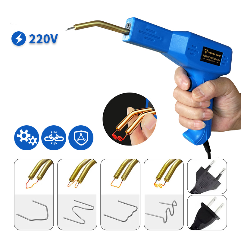 Electronics Repair Kit With Soldering Iron - ชุดซ่อมกันชนพร้อมเครื่องเชื่อมพลาสติกแบบใช้ความร้อน หัวแร้งบัดกรี ใช้ไฟ 220V แบบ EU