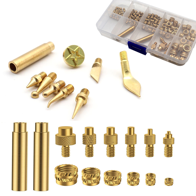 Electronics Repair Kit With Soldering Iron - ชุดเครื่องมือแทรกความร้อนแบบหล่อขึ้นรูปสำหรับหัวแร้งบัดกรี 936 FX888 900M อะไหล่เครื่องพิมพ์ 3