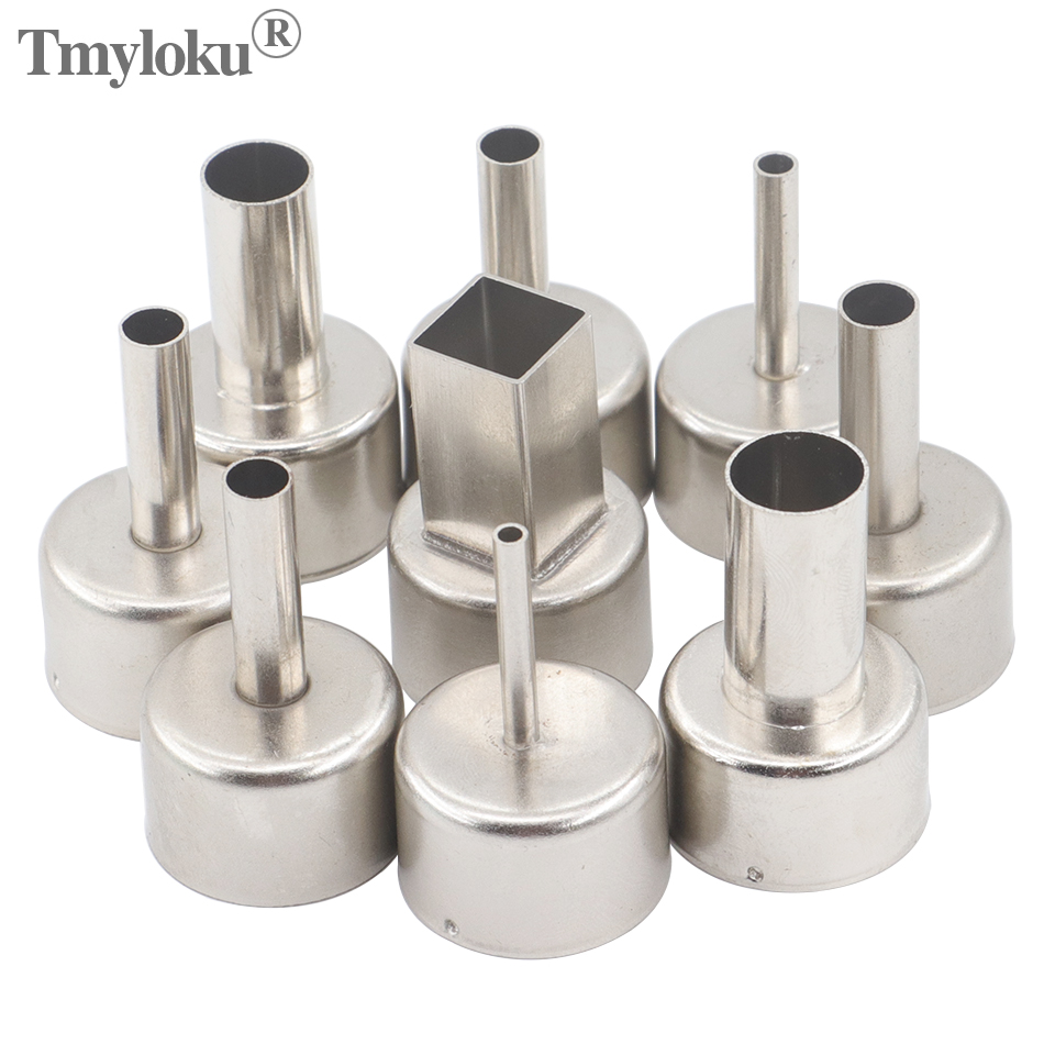 Hot Air Station 858 - 9 ชิ้น/ล็อต 22mm Universal หัวฉีดสถานีบัดกรี Hot