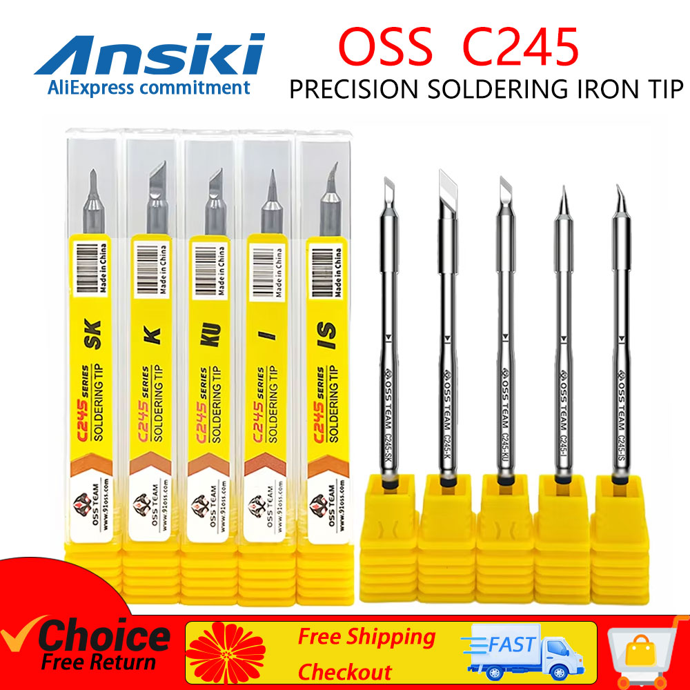 Electronics Repair Kit With Soldering Iron - ชุดซ่อมหัวแร้งบัดกรี OSS C245 สำหรับ JBC HS02A