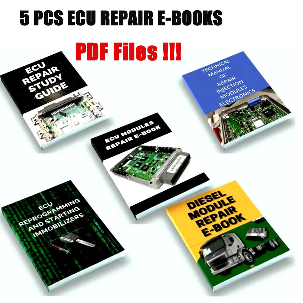 Electronics Repair Guide - คู่มือซ่อม ECU 5 เล่ม แบบอิเล็กทรอนิกส์ สำหรับซ่อมโมดูลหัวฉีดในโรงงาน