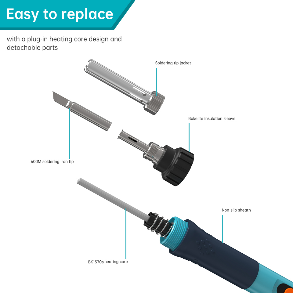ชุดหัวแร้งบัดกรี Bakon 90W ปรั - Electronics Repair Kit With Soldering Iron บทวิจารณ์และราคา
