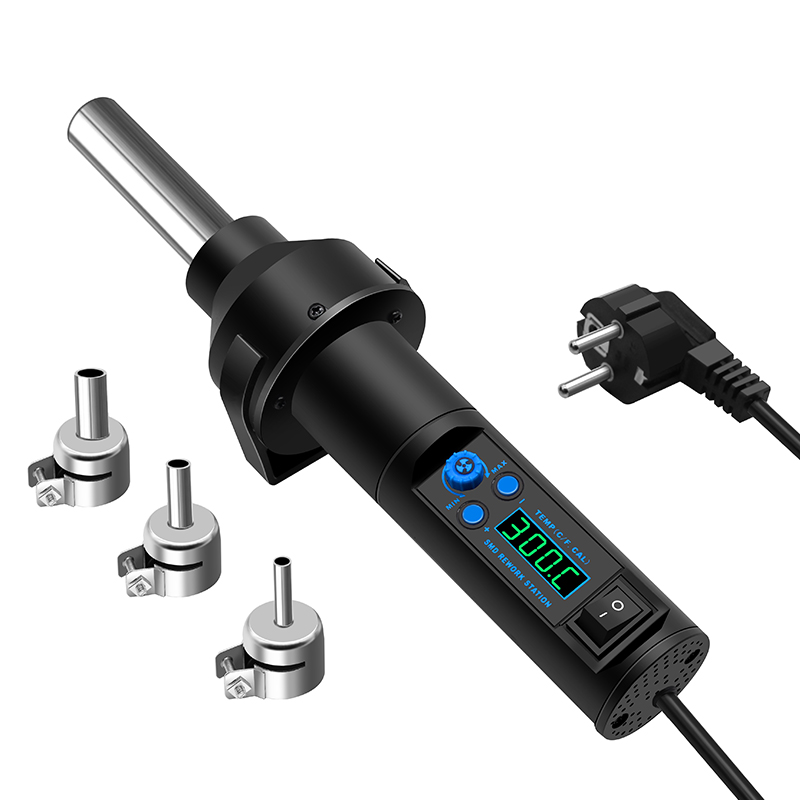 LCD ปรับความร้อนอิเล็กทรอนิกส์ - Hot Air Station 858 บทวิจารณ์และราคา