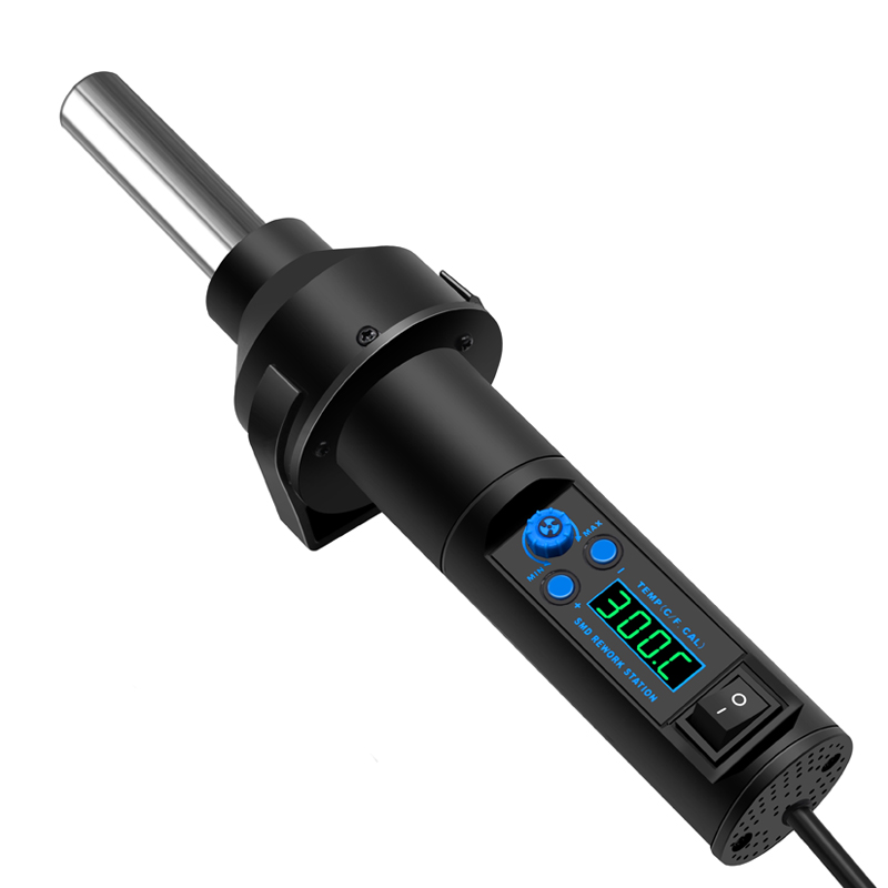 LCD ปรับความร้อนอิเล็กทรอนิกส์ - Hot Air Station 858 บทวิจารณ์และราคา