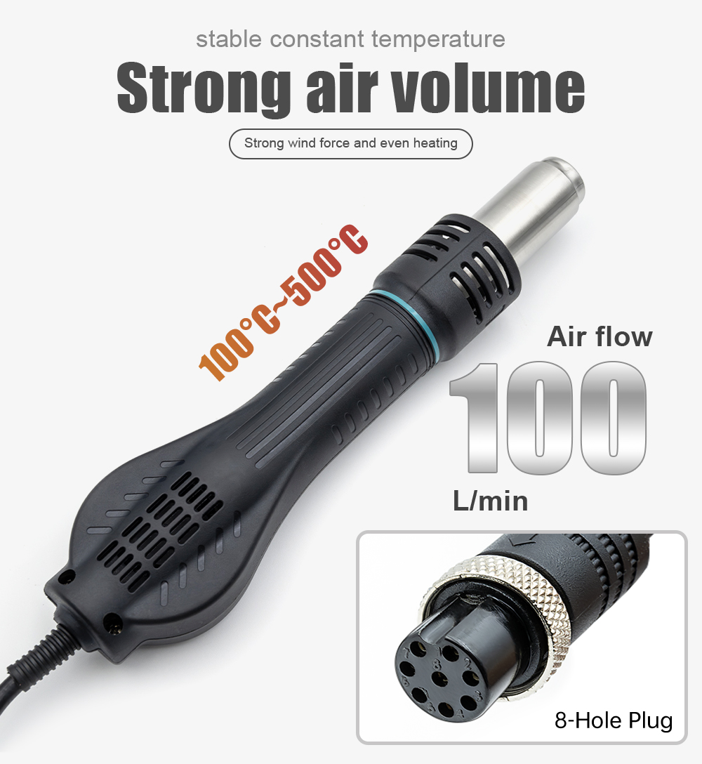 JCD 858DW HOT AIR GUN 750W LCD - Hot Air Station 858 บทวิจารณ์และราคา