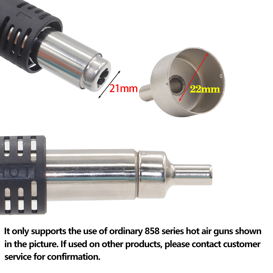 9 ชิ้น/ล็อต 22mm Universal หัว - Hot Air Station 858 บทวิจารณ์และราคา