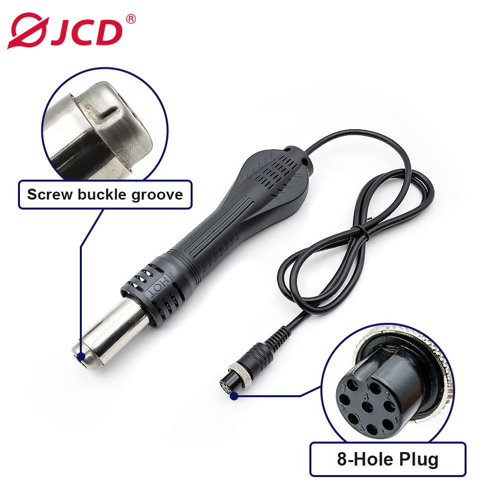 ด้ามจับปืนลมร้อน JCD 8 รู เหมา - Hot Air Station 858 บทวิจารณ์และราคา