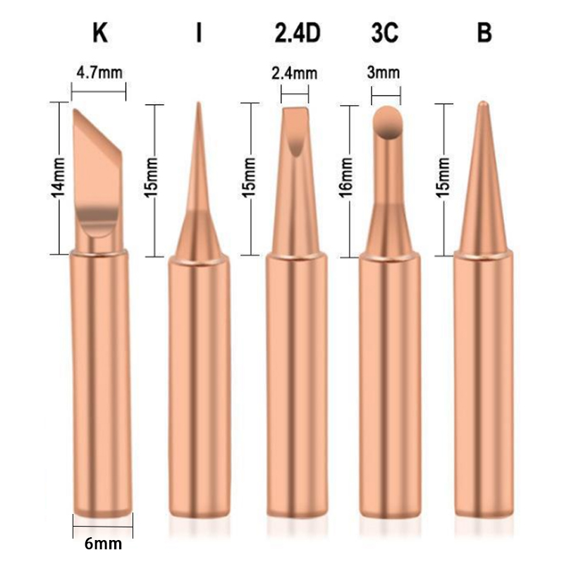 ชุดหัวแร้งทองแดงแท้ 5 ชิ้น/ชุด - Electronics Repair Kit With Soldering Iron บทวิจารณ์และราคา