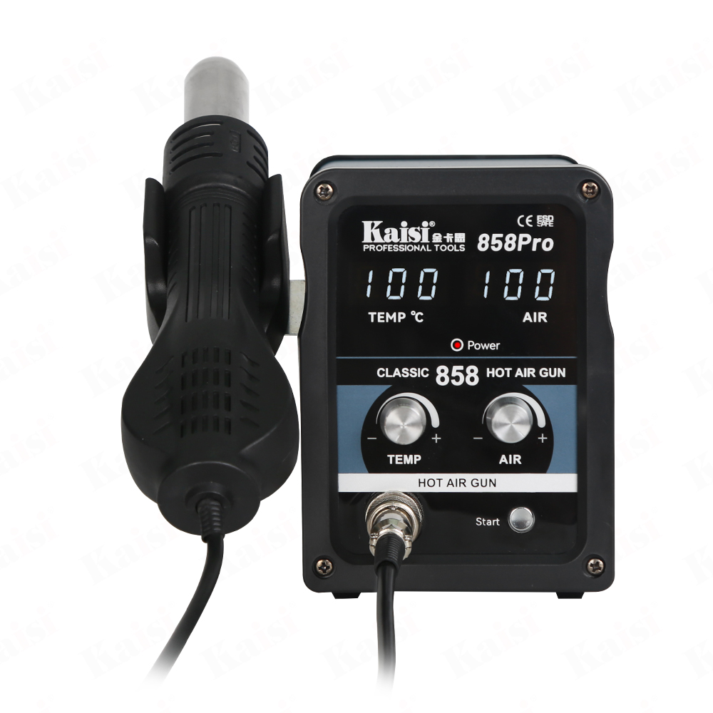 ปืนลมร้อน Kaisi 858 Pro ราคาโร - Hot Air Station 858 บทวิจารณ์และราคา